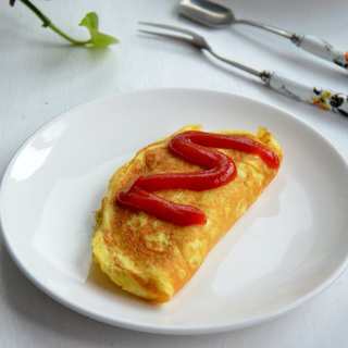 芹菜金枪鱼蛋包饭