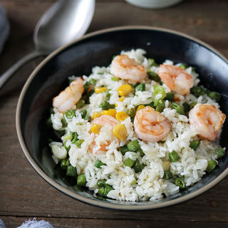 豆角虾仁炒饭