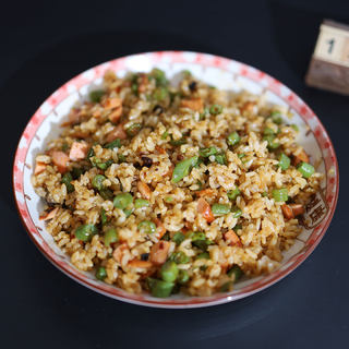豆角火腿炒饭