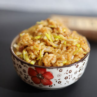 韭黄肉丝炒饭