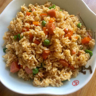 时蔬炒饭