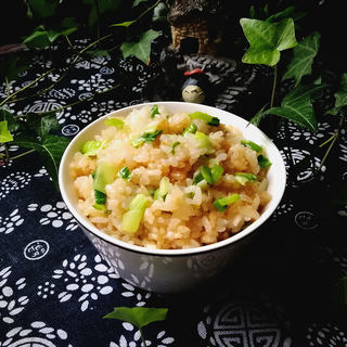#团圆饭#蒜苗炒饭