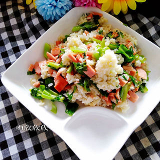 荠菜炒饭
