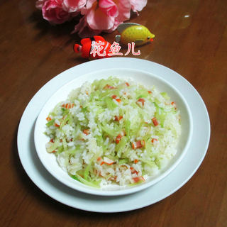 包心虾糕青萝卜炒饭
