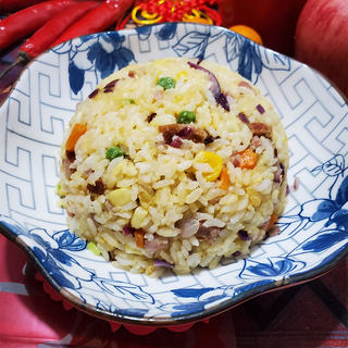 香肠时蔬炒饭