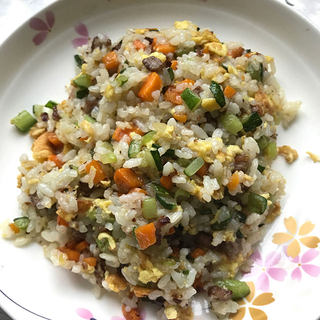 彩色营养蛋炒饭