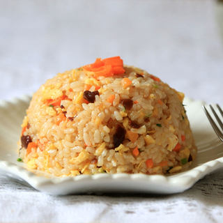 海参酱胡萝卜蛋炒饭