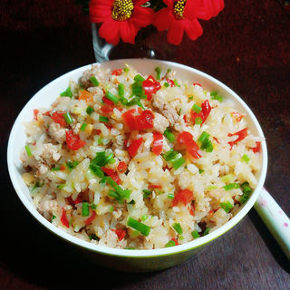 剁椒肉末炒饭