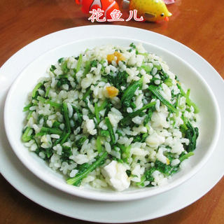 咸鸭蛋萝卜菜炒饭