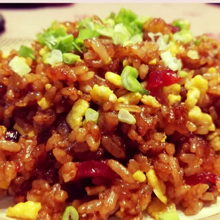 小腊肠酱油炒饭