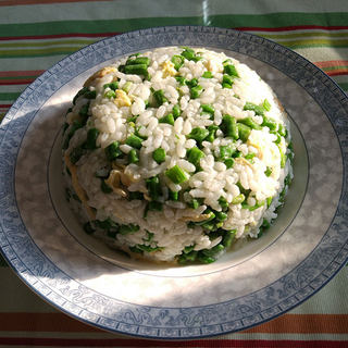 豆角鸡蛋炒米
