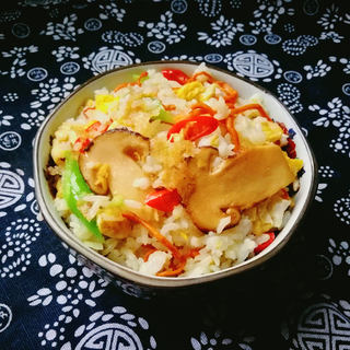 松茸蛋炒饭