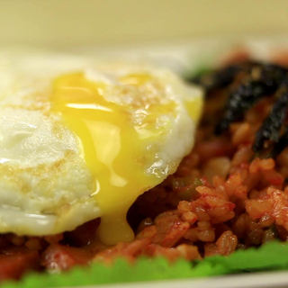 韩式辣白菜炒饭