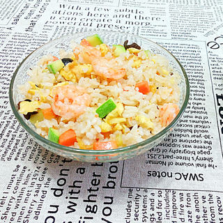 虾仁蛋炒饭