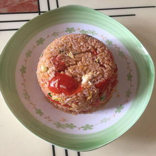番茄鸡蛋炒饭