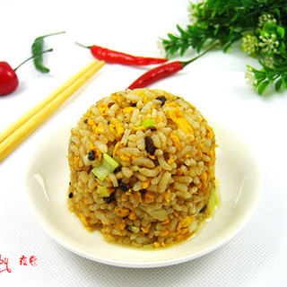 葱香豆豉蛋炒饭
