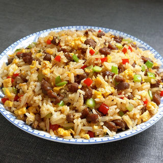 黑椒牛肉蛋炒饭