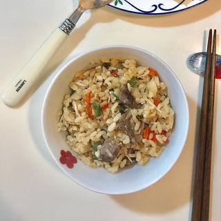 蔬菜牛肉炒饭
