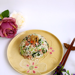 青菜火腿炒饭