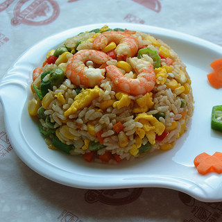 虾仁炒饭