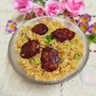 腊肠炒饭