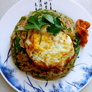 香辣肉丝炒饭