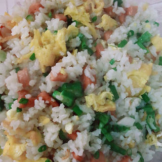 秋葵火腿蛋炒饭