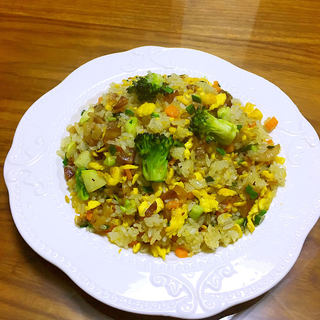 杂蔬蛋炒饭