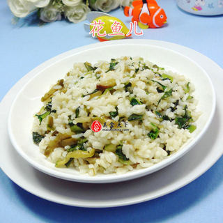 榨菜丝油麦菜炒饭