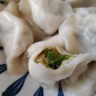 青椒肉馅饺子