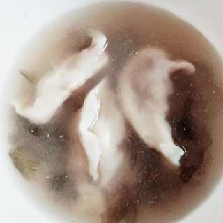 紫菜虾皮汤饺