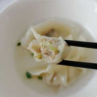 香菇猪肉白菜饺子