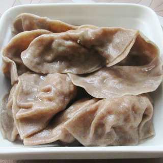 香干茭白肉馅荞麦饺子