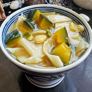 南瓜杏仁面片