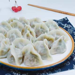 韭菜牛肉馅水饺