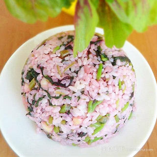 苋菜炒米饭
