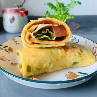 鸡蛋蔬菜饼