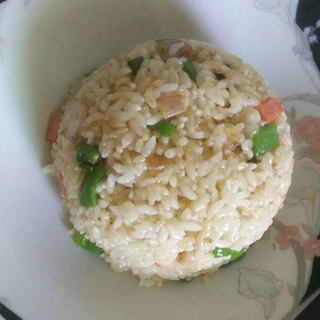 红白绿紫~青椒缤纷炒饭