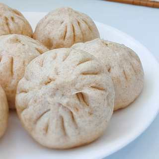全麦鲜肉白菜包子