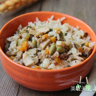 猪肉冬笋香米饭