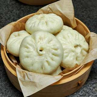 黑芝麻馅包子