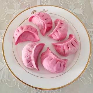 红火龙果粉蒸饺