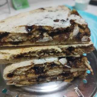 芝麻酱红糖杂粮饼