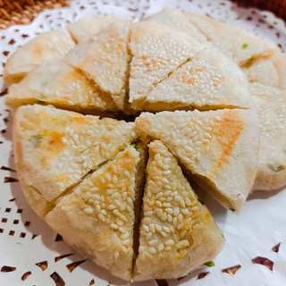 芝麻盐葱花饼