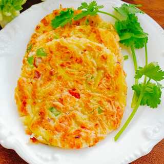 土豆丝鱿鱼饼