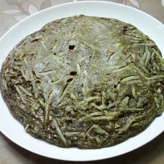 鸡蛋夜瓠子荞麦饼
