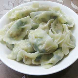 韭菜肉末豆腐馅饺子