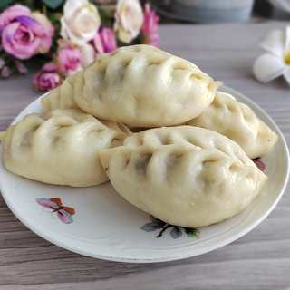 芹菜冬笋鲜肉包