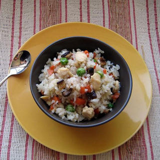 香菇鸡肉饭