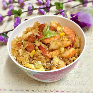 虾仁蛋炒饭